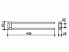 Keuco Plan Полотенцедержатель поворотный 14918 (43,8 см) ФОТО
