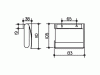 Keuco Plan Держатель для туалетной бумаги 14960 схема 1
