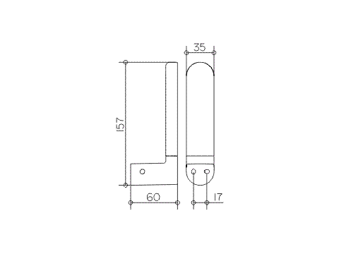 Keuco Elegance Держатель запасного рулона 11663 схема 1