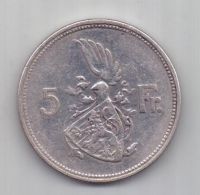 5 франков 1929 г. Люксембург