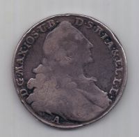 1 талер 1767 г. Бавария. Германия
