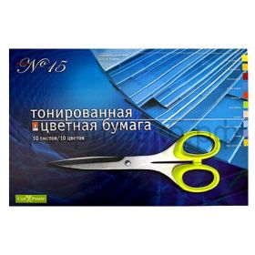 Бумага цв. А3 10л.10цв.Альт тонированная 11-310-175