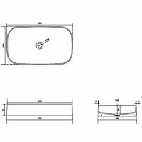 схема раковины Galassia SmartB 7407