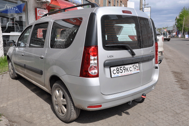 Фаркоп BOSAL-ORIS на Лада Ларгус 2012-, Лада Ларгус Cross 2012-. Нагрузки 1300/75 кг (без электрики в комплекте) - 1231-A Bosal