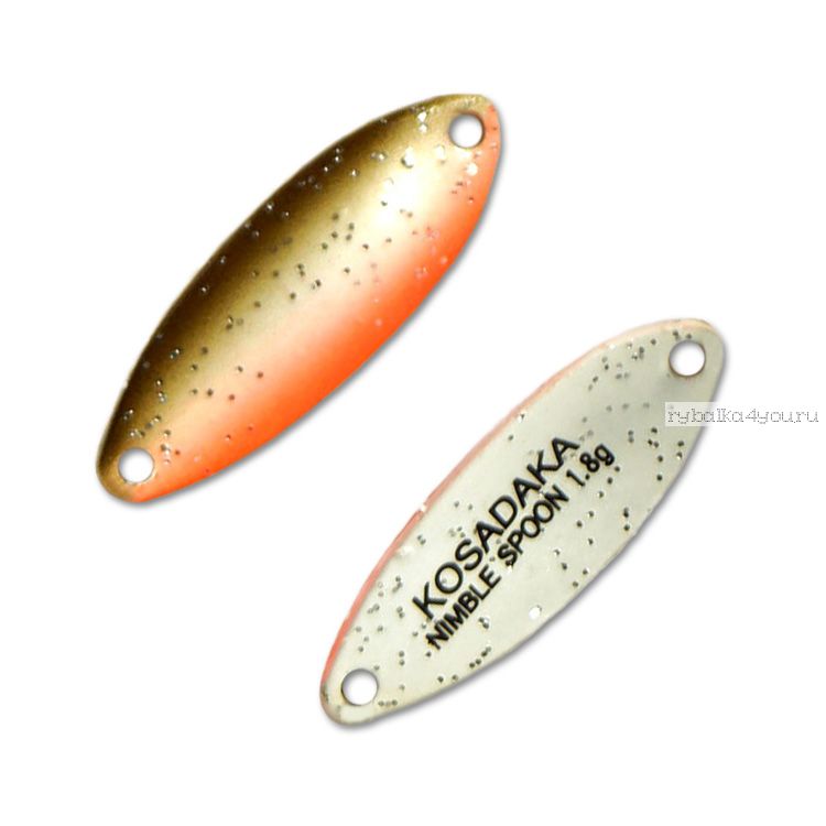 Блесна Kosadaka Trout Police Nimble Spoon 1,8гр / 27мм / цвет: F47