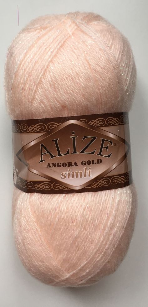 Angora gold simli (Alize) 681-персик