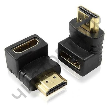 Переходник гнездо HDMI - штекер HDMI угловой OT-AVW22 (160)