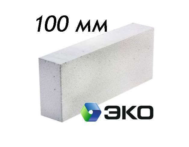 Пеноблок газобетонный 600х250х100 мм