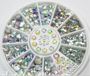 "Карусель" из страз разных размеров