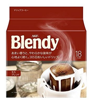 AGF Blendy Mocha Blend (Мокка) молотый кофе в дрип-пакетах (18 пакетиков)