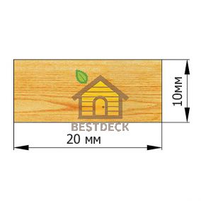 Рейка 10*20 строганая сухая