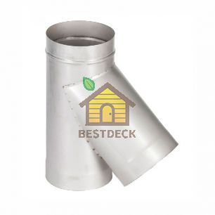 Тройник одноконтурный, угол 45°