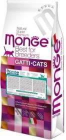 MONGE CAT HAIRBALL КОРМ ДЛЯ КОШЕК ДЛЯ ВЫВЕДЕНИЯ КОМКОВ ШЕРСТИ 10 КГ