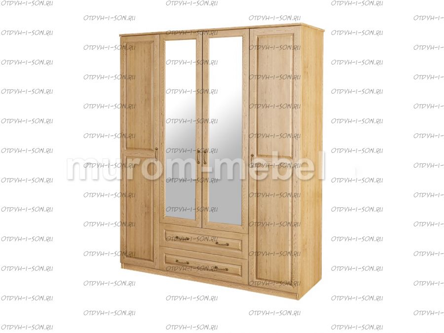 Шкаф 4-дверный ECO-19 (160х45х190)