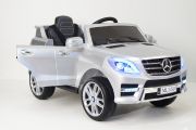 Детский электромобиль Mercedes ML 350 silver глянец