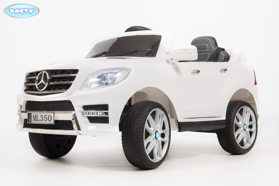114. Электромобиль Mercedes-Benz ML350 white детский