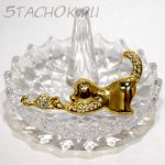 Брошь "Котик и мышик" (США)