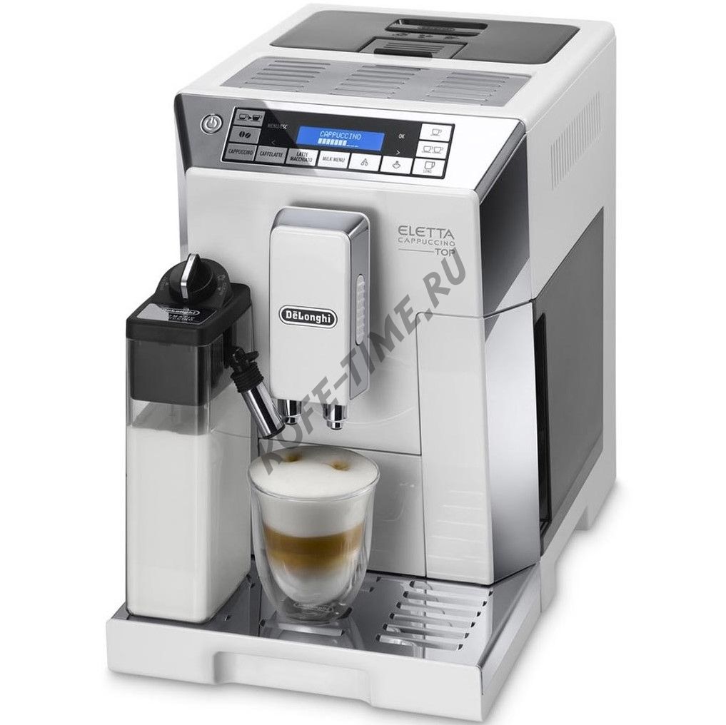 Кофемашина DeLonghi ECAM 45.760 W Eletta Cappuccino Top