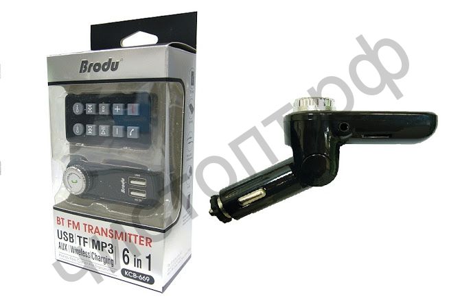 FM модулятор MP3 KCB-669 пульт (Bluetooth)