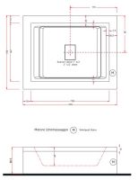 Гидромассажная ванна Gruppo Treesse Fusion 230x180 V863D схема 2