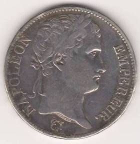 5 франков 1809 г. Франция