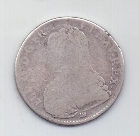 1/2 экю 1726 г. Н. г. Ла-Рошель. Франция
