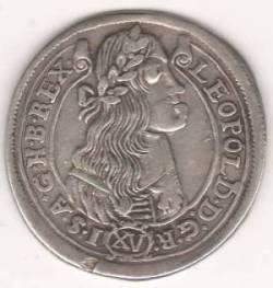 15 крейцеров 1675 г. Венгрия