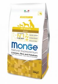 Monge Dog Speciality корм для собак всех пород курица с рисом и картофелем 2,5 кг