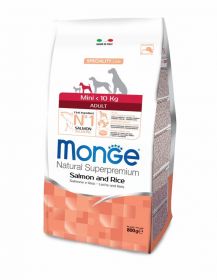 Monge Dog Speciality Mini корм для взрослых собак мелких пород лосось с рисом 2,5 кг