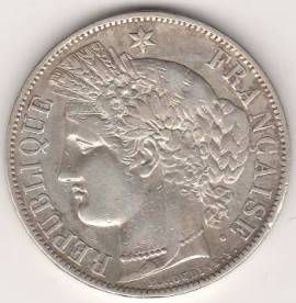 5 франков 1851 г. Франция