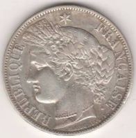 5 франков 1851 г. Франция