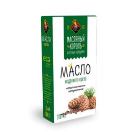 Масло кедрового ореха холодного отжима Масляный Король - 100 мл нерафинированное