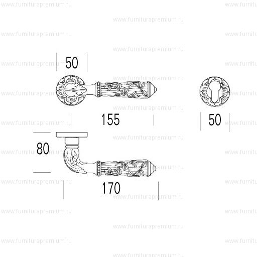 Ручка Salice Paolo Naxos 3305