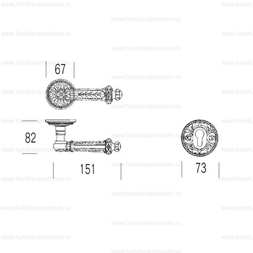 Ручка Salice Paolo Paestum 3117