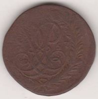 2 копейки 1757 г. гуртовая надпись