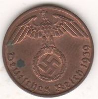 1 пфенниг 1939 В Германия