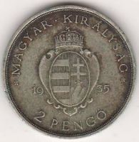 2 пенго 1935 г. Венгрия