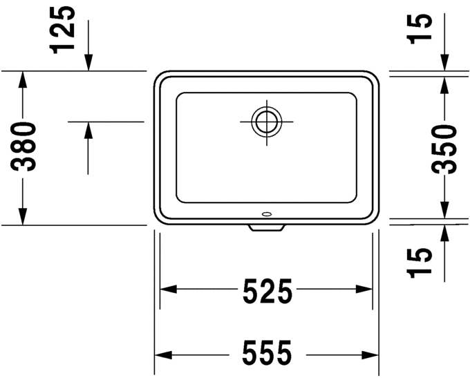 Раковина Duravit 2nd floor встраиваемая 52,5х35 031653 ФОТО