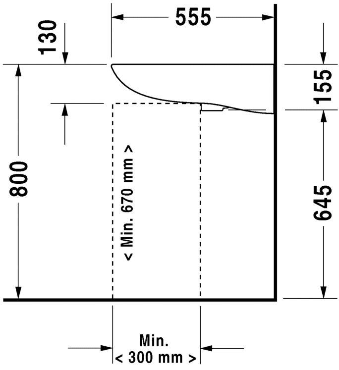 Раковина подвесная Duravit D-Code 60х55,5 231260 ФОТО