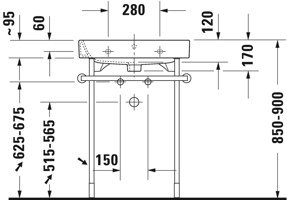 Раковина Duravit Happy D.2 60х50,5 231860 ФОТО