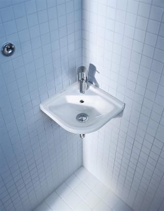 Раковина Duravit Starck 3 угловая 43х38 075244 схема 1