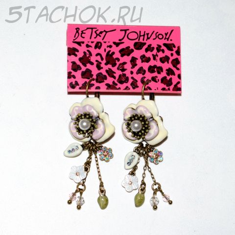 Серьги "Весеннее цветение" (Betsey Johnson США)