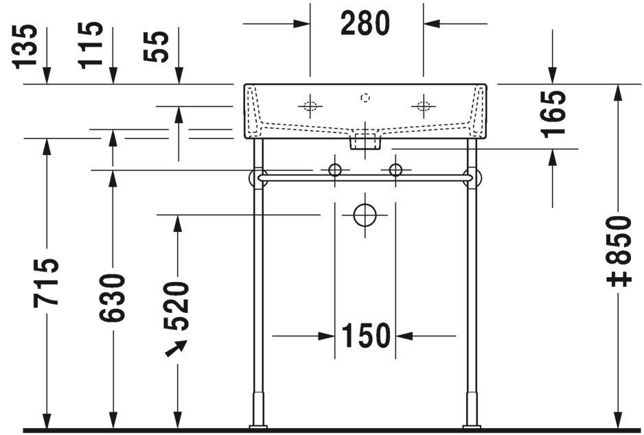 Раковина Duravit Vero Air 60х47 235060 ФОТО