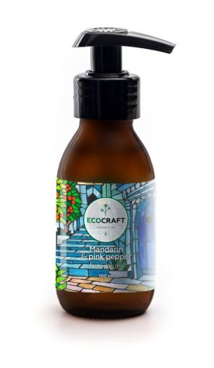 Ecocraft - Гель для умывания для сухой и чувствительной кожи "Mandarin and pink pepper" Мандарин и розовый перец 100 мл
