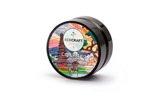 Ecocraft - Маска гидрогелевая для лица для жирной и проблемной кожи "Captivating oudh"  Пленительный уд 60 мл