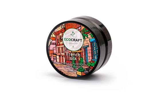 Ecocraft - Маска гидрогелевая для лица с лифтинг-эффектом "French silk" Французский шелк 60 мл