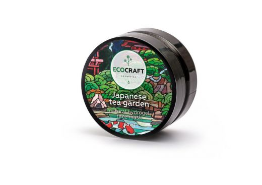 Ecocraft - Маска гидрогелевая для лица суперувлажняющая для всех типов кожи "Japanese tea garden" Японский чайный сад 60 мл