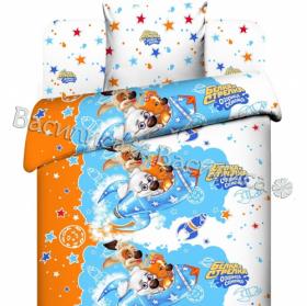 Детское постельное белье "Тинейджер Белка и стрелка" 1,5 сп арт.7980