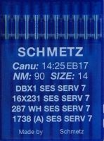 Иглы Schmetz DBx1 SES SERV7 №90 10 шт