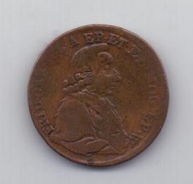 1 крейцер 1795 года Майнц Германия
